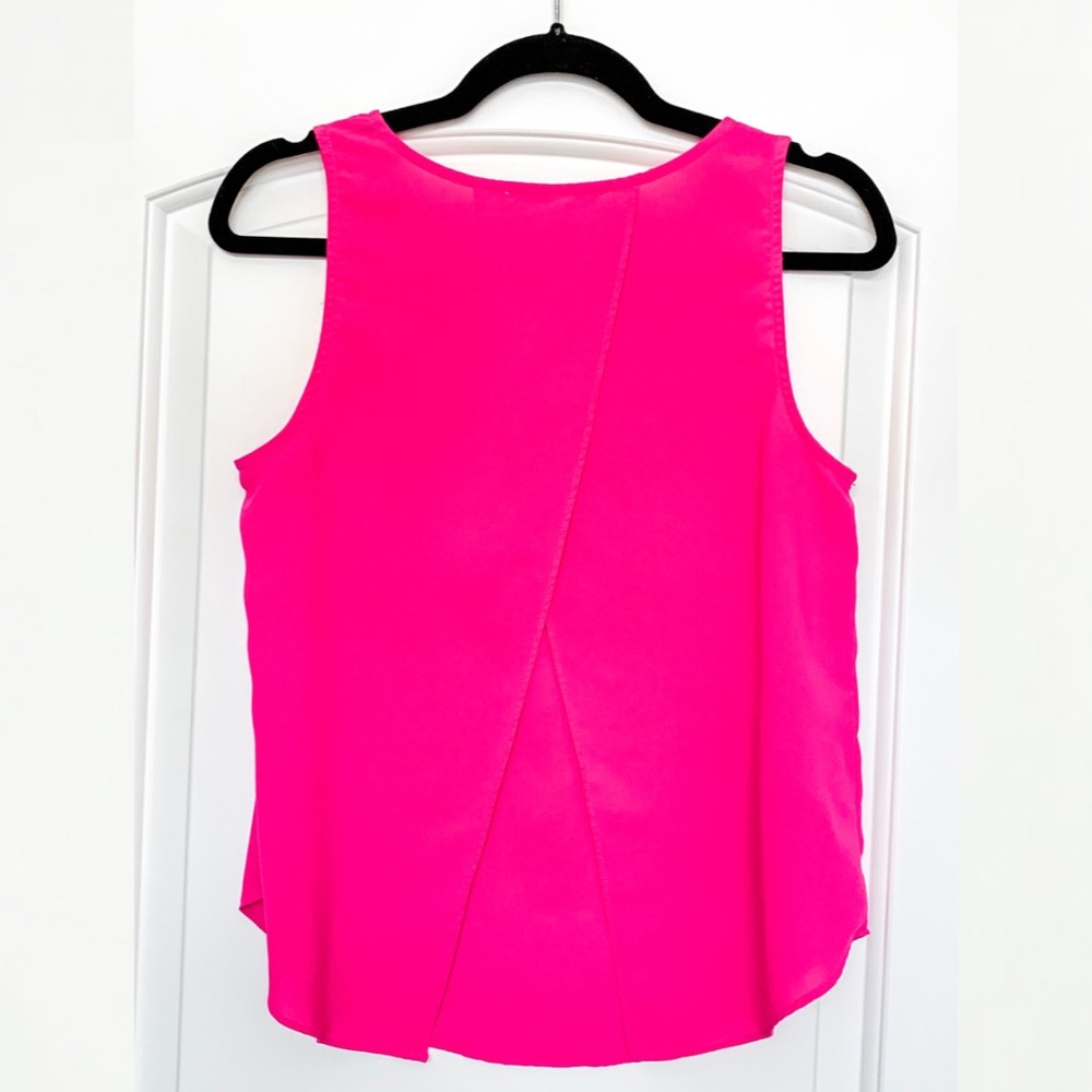 Hot Pink Open Back Tank - Picture 2 of 2